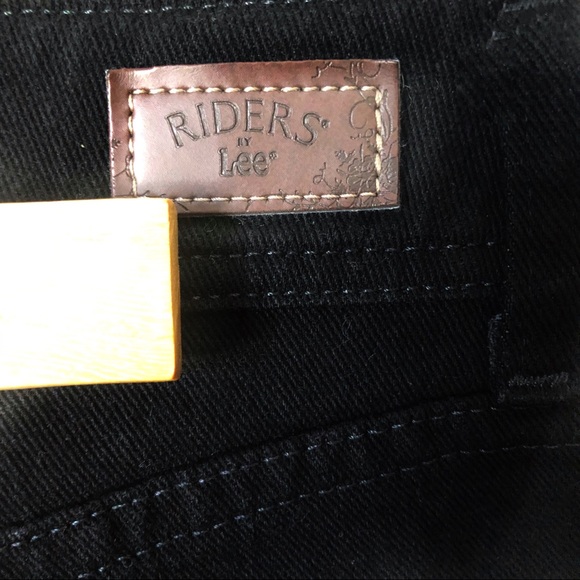 NWOT RIDERS by LEE black boyfriend jeans size 12 P - Picture 4 of 4